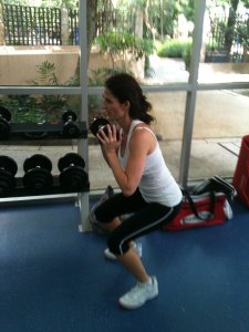 weighted squats for lower body